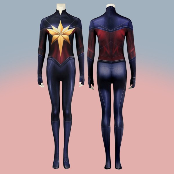 Carol Danvers Cosplay Jumpsuit Captain Marvel 2 Suit The Marvels Halloween Costumes