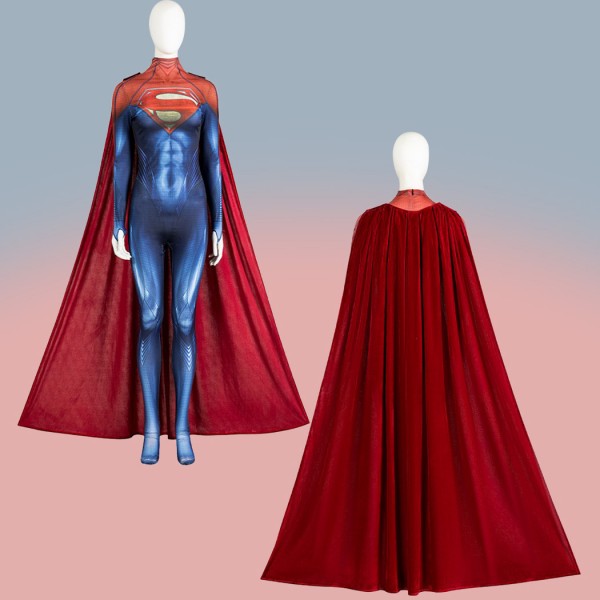 The Flash Movie - Supergirl Kara Zor-El Cosplay Jumpsuit Sasha Calle Halloween Costumes