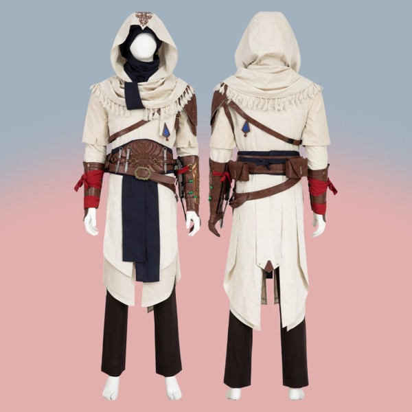 Game Assassins Creed Mirage Basim Ibn Ishaq Costumes Halloween Cosplay Suit