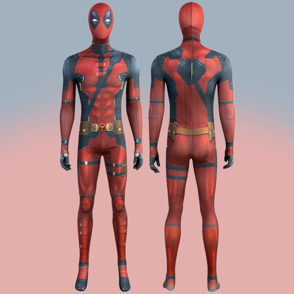 Wade Wilson Red Costumes Deadpool 3 Cosplay Jumpsuit