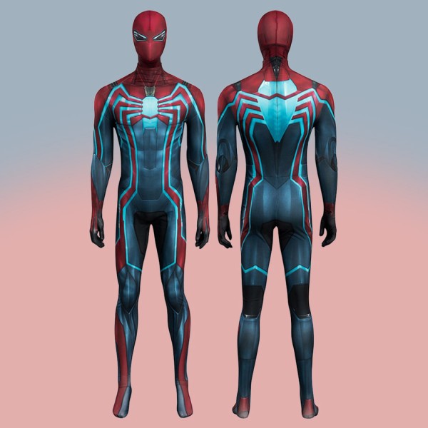 Spiderman Velocity Cosplay Jumpsuit Spider-Man Costumes Halloween Outfits for Men