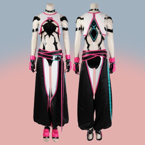 Juri Cosplay Costumes Game Street Fighter 6 Suit Halloween Outfits