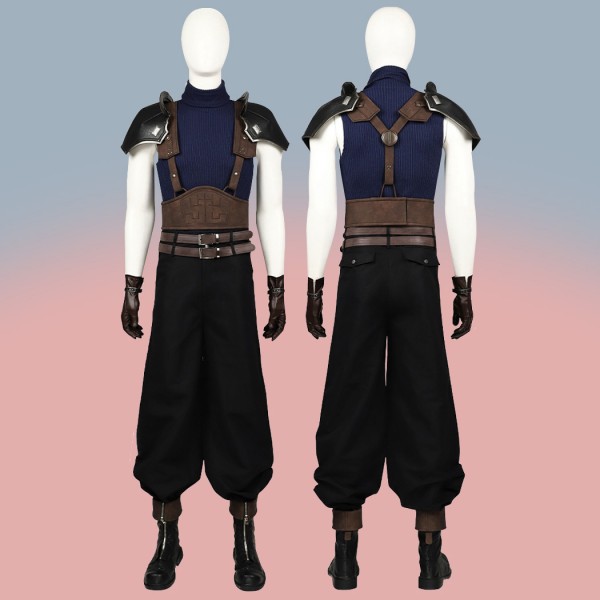 Final Fantasy VII Remake Suit FF7 Zack Fair Cosplay Costumes Halloween Outfits