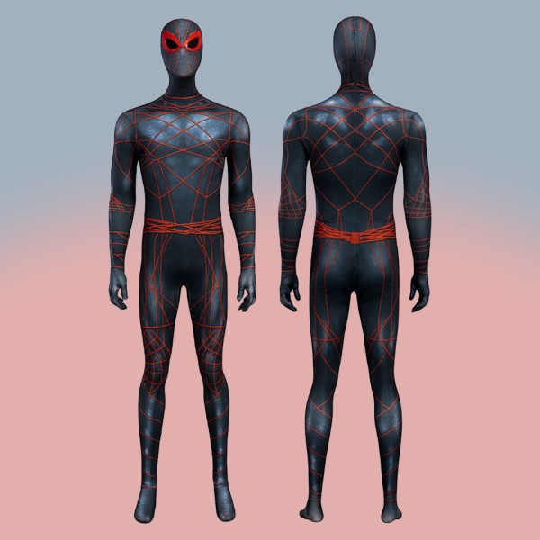 2024 Madame Web Costumes Ezekiel Sims Cospaly Jumpsuit Spiderman Black Suit