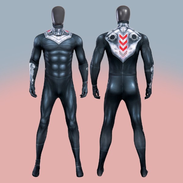 The Sea King 2 Lost Kingdom Villain Costumes Black Manta Cosplay Jumpsuit for Halloween Party