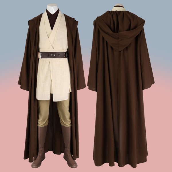 Star Wars Episode III Revenge of the Sith Costumes Obi-Wan Kenobi Cosplay Suit