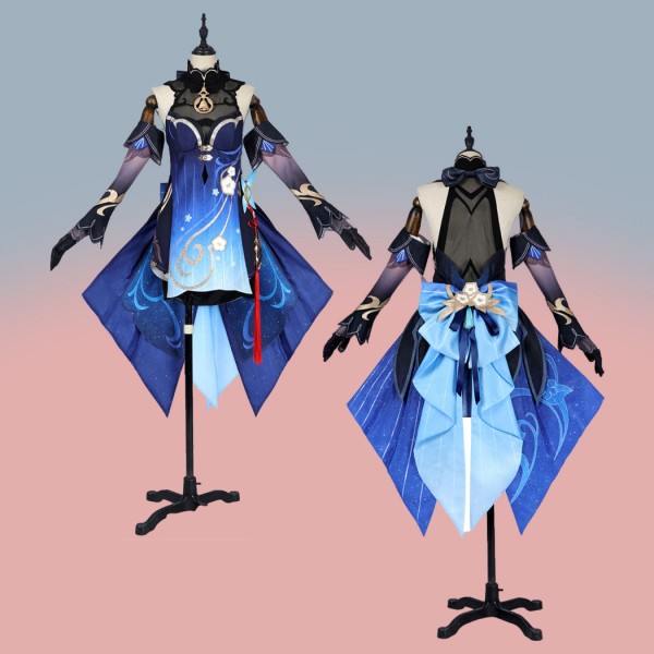 Genshin Impact Costumes Ganyu Cosplay Suit Twilight Blossom Dress