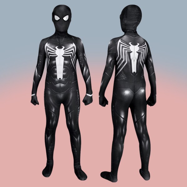 Spiderman Venom Black Suit Spiderman 2 Cosplay Jumpsuit Kids Costumes