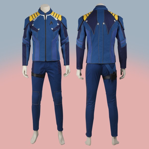 Captain Kirk Cosplay Costume Star Trek Beyond Suit Halloween Uniform