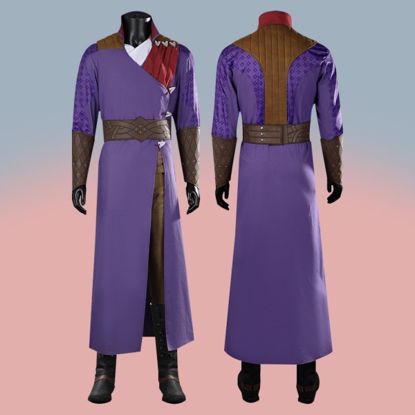 BG3 Gale Halloween Costume Baldurs Gate Cosplay Suit Purple Outfit