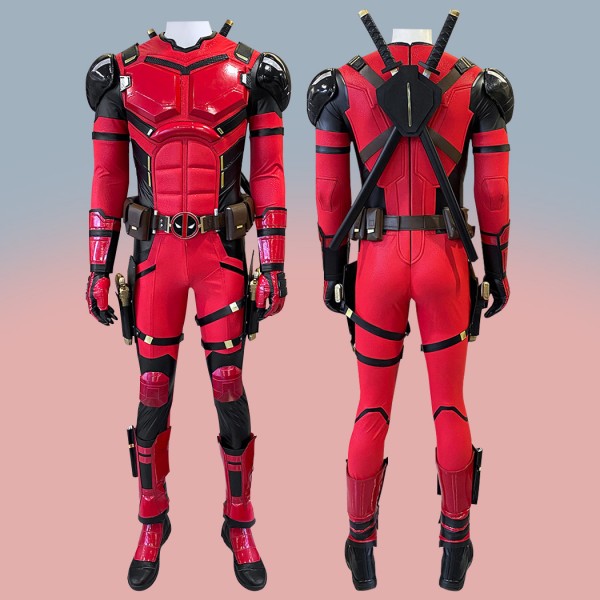Deadpool 3 Parallel Universe Version Wade Wilson Suit 2024 Deadpool Cosplay Costume with Dogpool Outfit