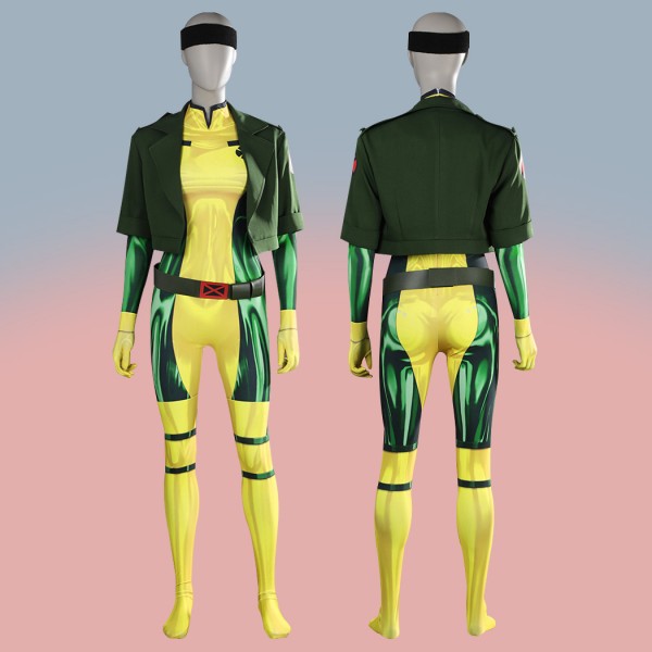 X-Men 97 Rogue Cosplay Suit Anna Marie Costumes for Halloween