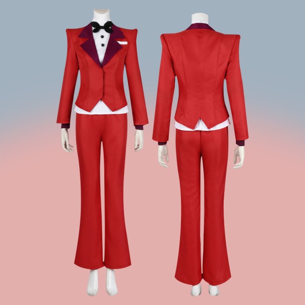 Charlie Morningstar Red Cosplay Costume Hazbin Hotel Suit Women Uniform for Halloween