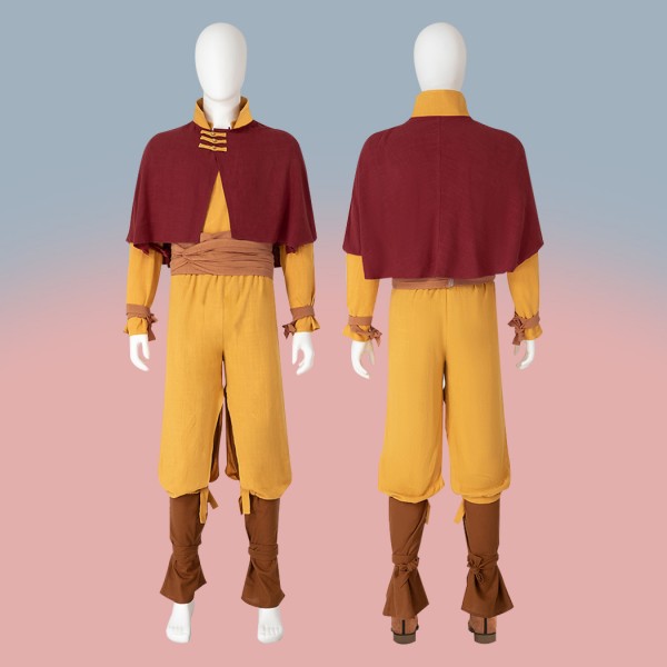 Adult Aang Cosplay Costumes Avatar The Last Airbender Suit for Halloween