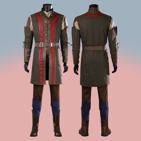 Baldurs Gate 3 Wyll Cosplay Costume Game BG3 Suit Men Halloween Outfit