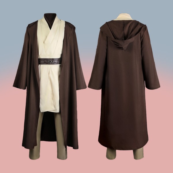 Obi-Wan Kenobi Costumes Star Wars Episode III Revenge of the Sith Halloween Cosplay Suit