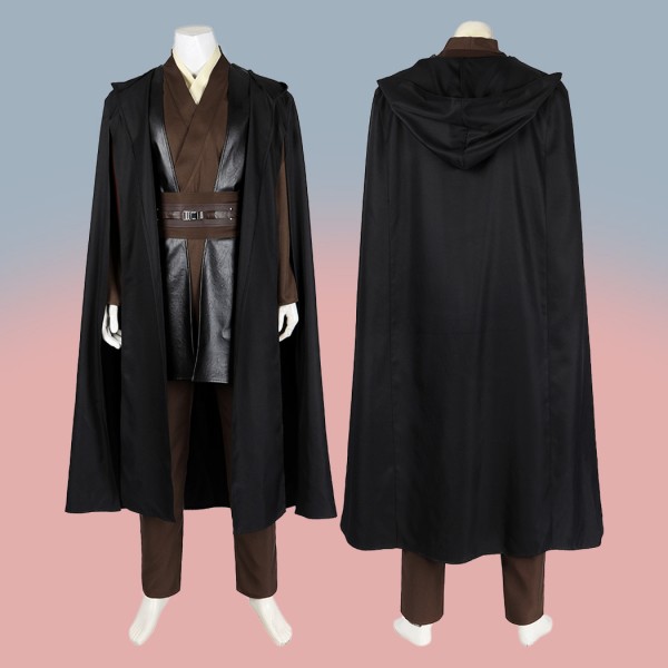 Anakin Skywalker Costumes Star Wars Episode II Attack of the Clones Cosplay Suit for Halloween