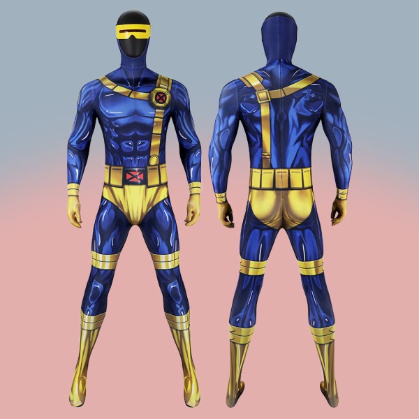 X-Men 97 Cyclops Cosplay Suit Scott Summers Jumpsuit Halloween Costumes