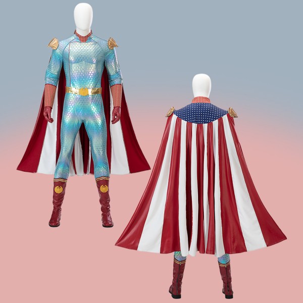 Homelander Cosplay Suit The Boys Season 4 Costumes Halloween Outfits