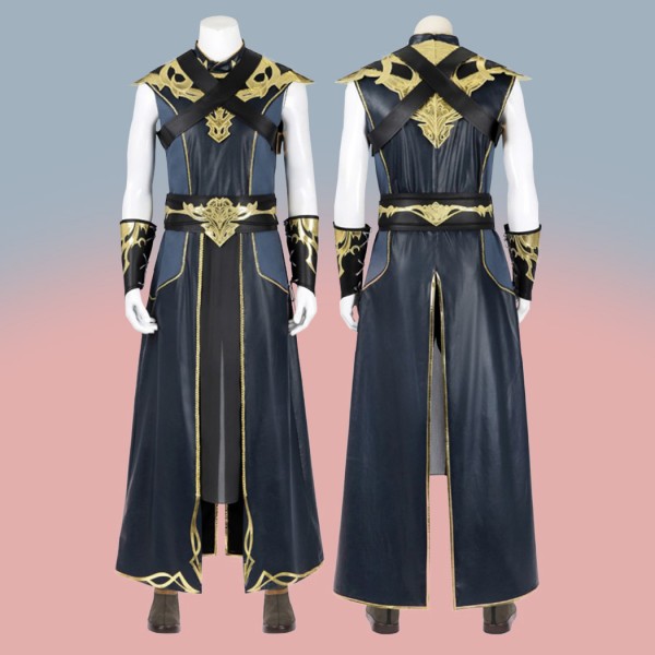 BG3 The Dark Urge Cosplay Costume Baldur's Gate 3 Suit Warlock Robe Outfits