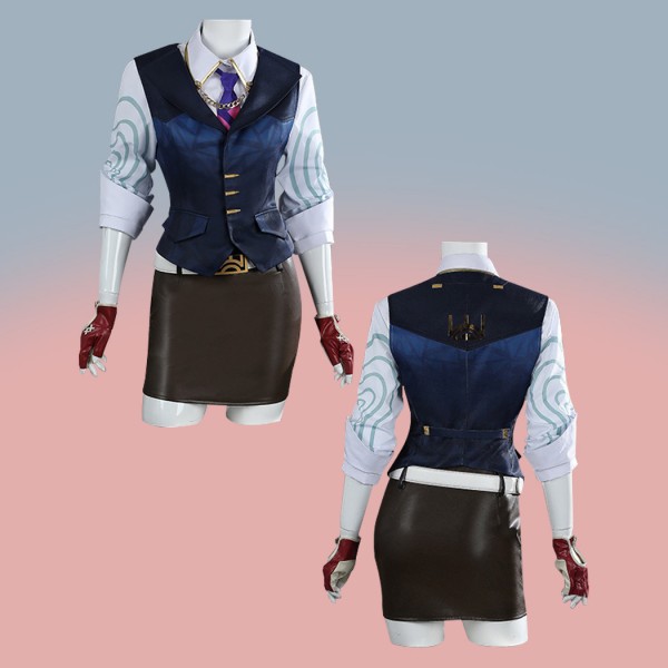 Valorant Chamber Cosplay Costume Game Suit Halloween Carnival Outfits