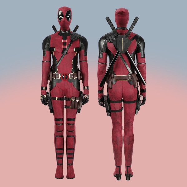 Lady Deadpool Cosplay Costume Female Deadpool & Wolverine Halloween Suit