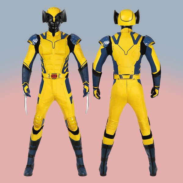 Wolverine Logan Cosplay Costume Deadpool 3 Suit Yellow Halloween Outfits