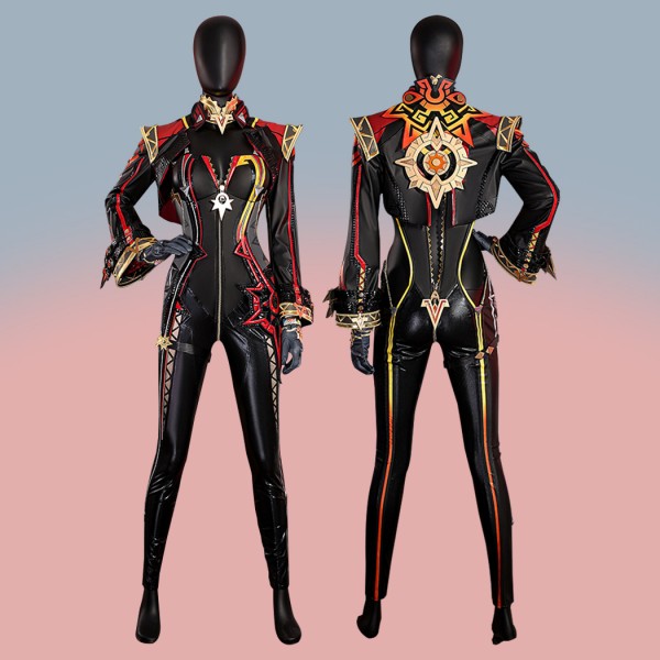 Game Genshin Impact Mavuika Cosplay Costume Women Halloween Suit