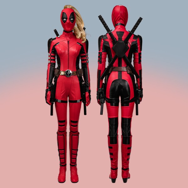 Ladypool Cosplay Costume Deadpool 3 Wanda Wilson Suit Women Halloween Outfits Deluxe Edition