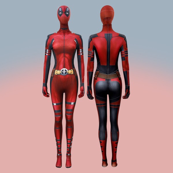 Deadpool 3 Lady Cosplay Jumpsuit 2024 Deadpool Wolverine Suit