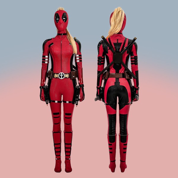 2024 Lady Deadpool Costumes Deadpool Wolverine Wanda Wilson Cosplay Suit