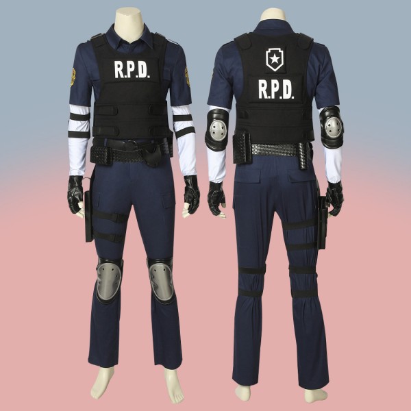 Leon Scott Kennedy Cosplay Costumes Resident Evil 2 Suit for Men