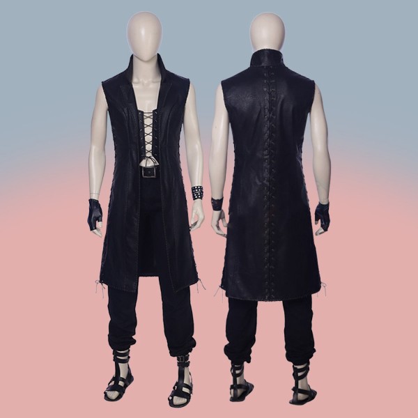 DMC5 Game Devil May Cry V Suit Sleeveless Windbreaker Jacket Cosplay Customes