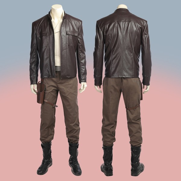 Poe Dameron Costumes Star Wars 8 The Last Jedi Cosplay Suit Full Set