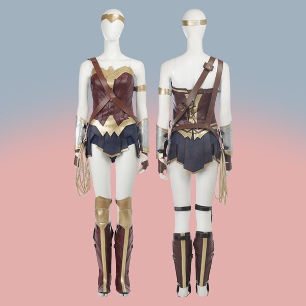 Wonder Woman Diana Costume Justice League Cosplay Suit for Woman