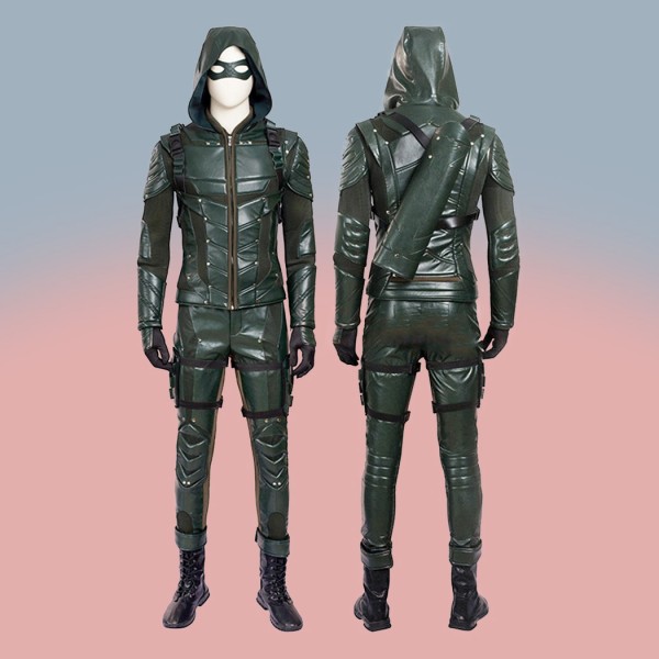 Arrow Season 5 Suit Oliver Queen Cosplay Costumes