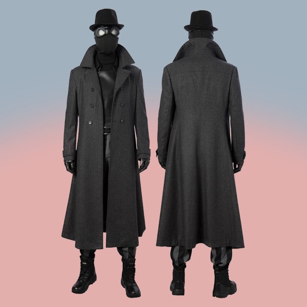 Spider Man Noir Cosplay Suit Spider Man Into The Spider Verse Noir Costumes