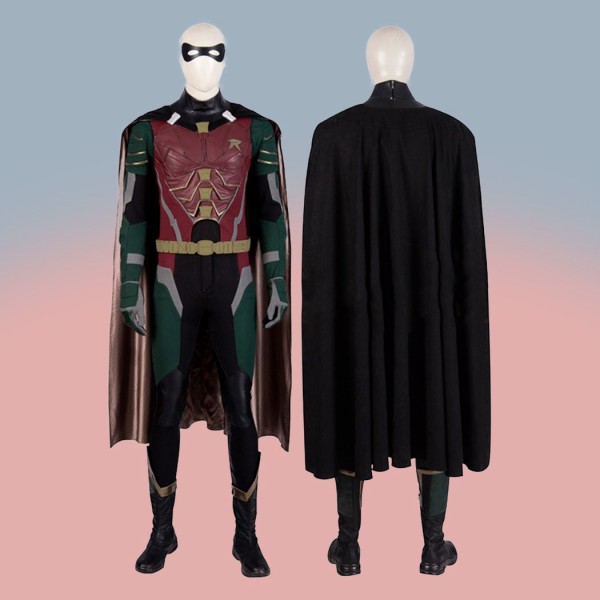 Richard John Robin Costumes Dick Grayson Halloween Cosplay Suit