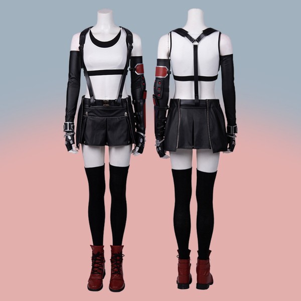 Tifa Cosplay Suit Final Fantasy VII Remake Costumes Full Set