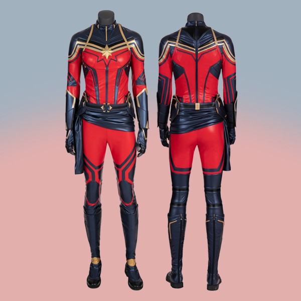 Captain Marvel Cosplay Costume Avengers Endgame Carol Danvers Suit