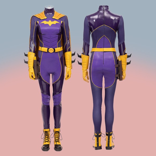 Purple Knights Barbara Halloween Catwoman Cosplay Costume