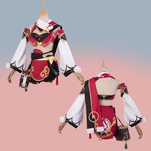 Genshin Impact Suit Yanfei Cosplay Costume