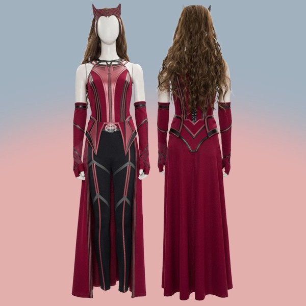 WandaVision Scarlet Witch Cosplay Costumes 2021 New Wanda Suit Knit Edition