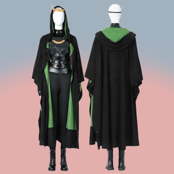 Top Level Lady Loki Costume 2021 Female Loki Sylvie Lushton Cosplay Suit