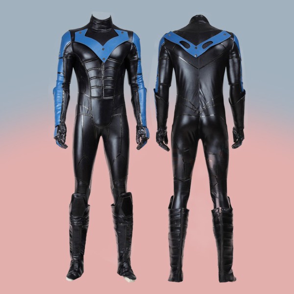 Richard John Costumes Brenton Thwaites Nightwing Halloween Cosplay Suit