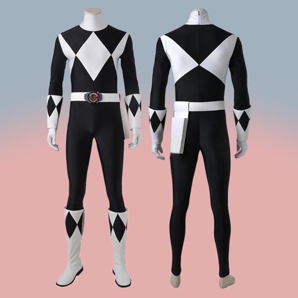 Goushi Mammoth Ranger Cosplay Suit Black Mighty Morphin' Power Rangers Costumes