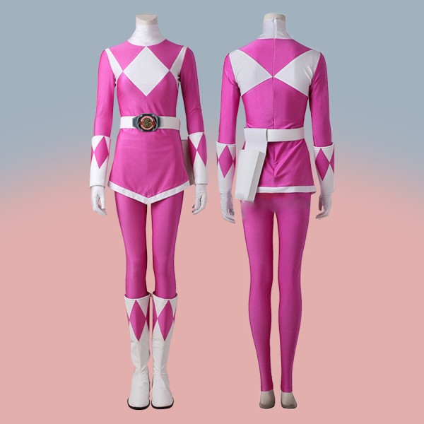 Mei Ptera Ranger Cosplay Costumes Pink Mighty Morphin' Power Rangers Suit