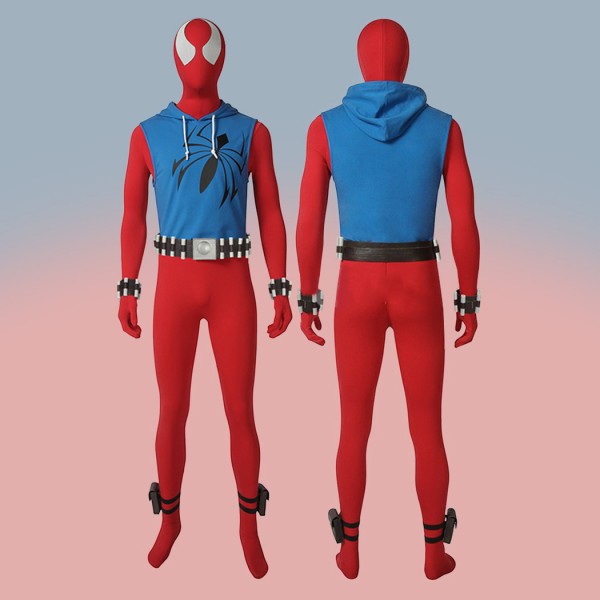 Scarlet Spider Man Cosplay Costumes Ben Reily Suit