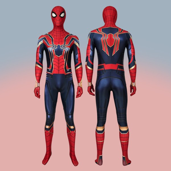 Peter Parker Cosplay Suit Avengers Endgame Iron Spiderman Costumes