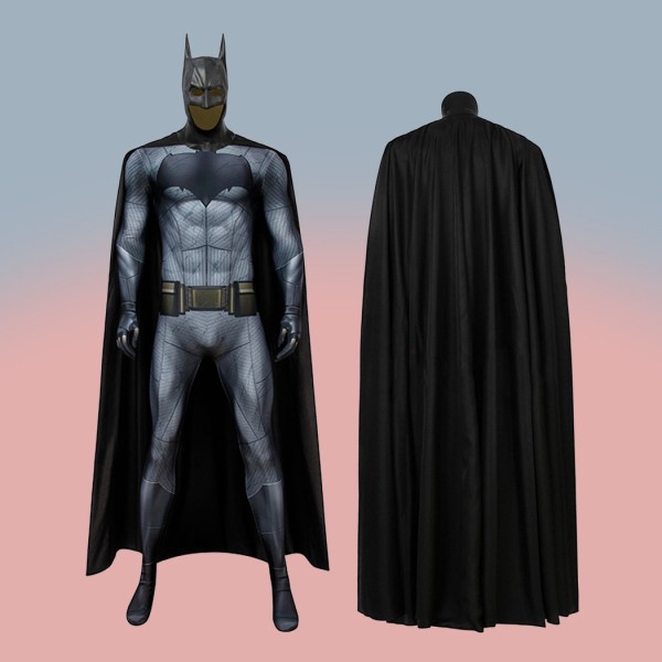 Black Bruce Wayne Cosplay Costumes Batman Jumpsuit